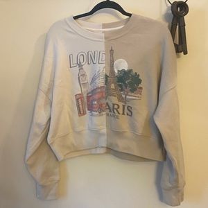 Abercrombie Duo Cities Cropped Sweatshirt